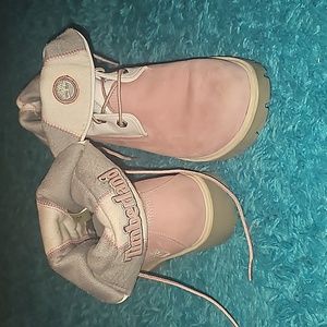 Rare Pink women's Timberland boots